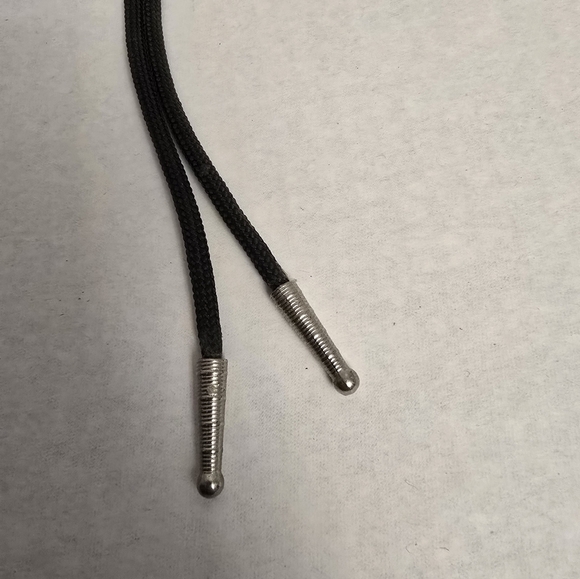 Black and Blue Bolo Tie - Picture 3 of 6